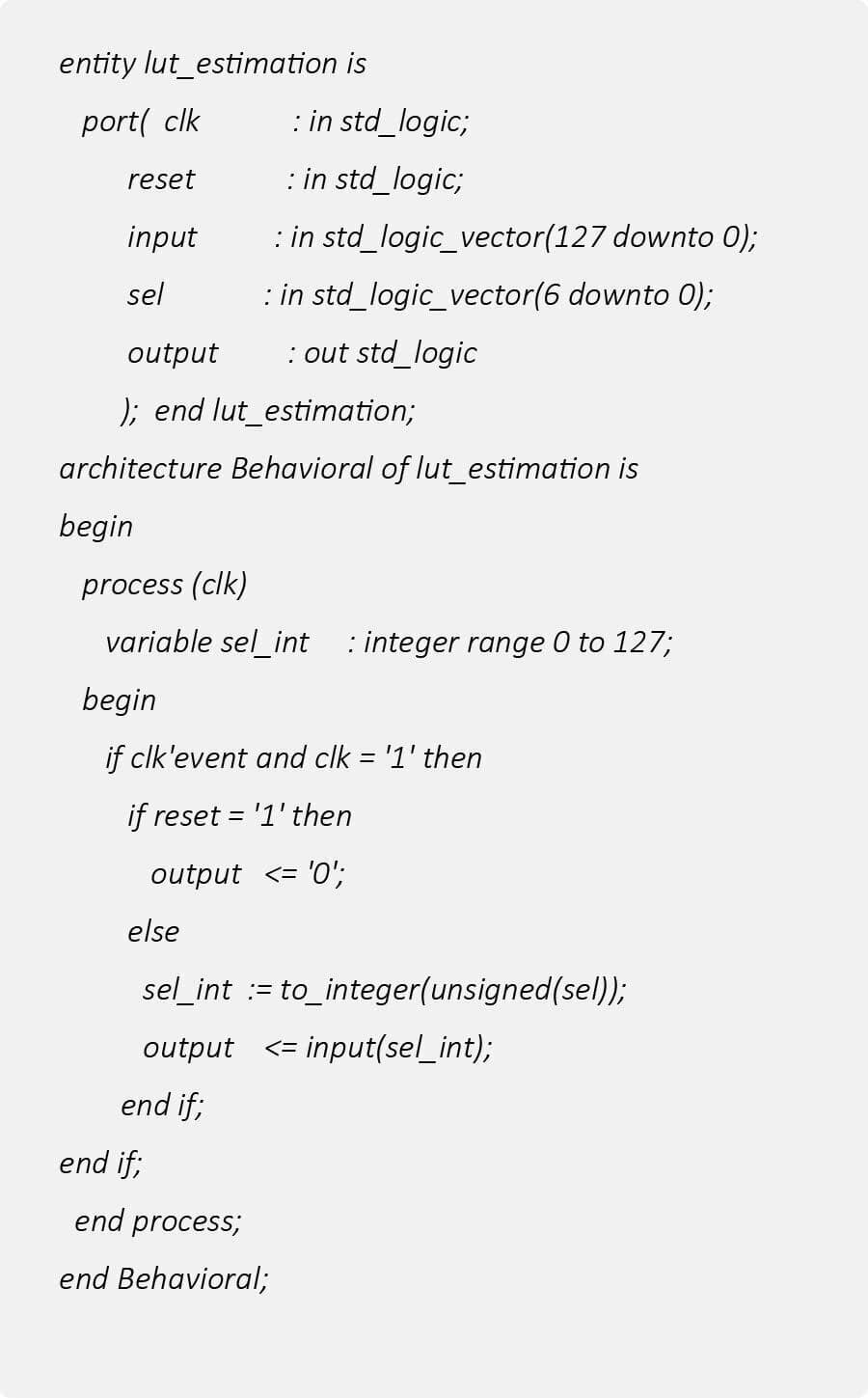 A brief understanding of FPGA Resources: Estimating LUTs